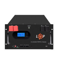 Аккумулятор LP LiFePO4 51,2V - 230 Ah (11776Wh) (Smart BMS 200A) с LCD RM AB RS485/CAN