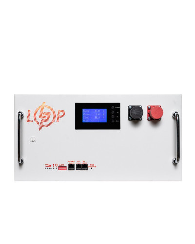Аккумулятор LP LiFePO4 51,2V - 230 Ah (11776Wh) (BMS SP 200A/100А) RM RS485/CAN LCD WH Аккумулятор LP LiFePO4 51,2V - 230 Ah (11776Wh) (BMS SP 200A/100А) RM RS485/CAN LCD WH