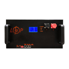 Аккумулятор LP LiFePO4 51,2V - 160 Ah (8192Wh) (BMS 200A/100А) LCD металл RM Smart RS485/CAN