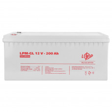 Аккумулятор гелевый LPM-GL 12V - 200 Ah
