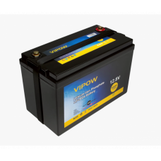 Аккумуляторная батарея Vipow LiFePO4 12,8V 100Ah со встроенной ВМS платой 80A Аккумуляторная батарея Vipow LiFePO4 12,8V 100Ah со встроенной ВМS платой 80A