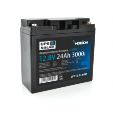 Литий-железо-фосфатный аккумулятор Merlion LiFePO4 12.8V 24AH (178x74x164) for UPS, 3000 циклов Литий-железо-фосфатный аккумулятор Merlion LiFePO4 12.8V 24AH (178x74x164) for UPS, 3000 циклов