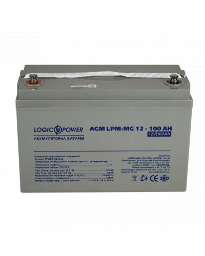 Аккумулятор LPM-MG 12V - 100 Ah Аккумулятор LPM-MG 12V - 100 Ah