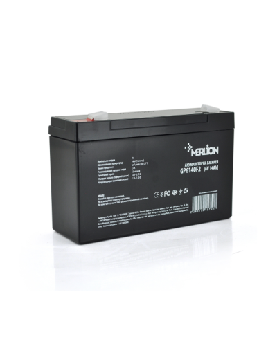 Аккумуляторная батарея MERLION AGM GP6140F2 6 V 14Ah