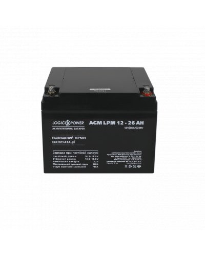 Аккумулятор AGM LPM 12V - 26 Ah Аккумулятор AGM LPM 12V - 26 Ah