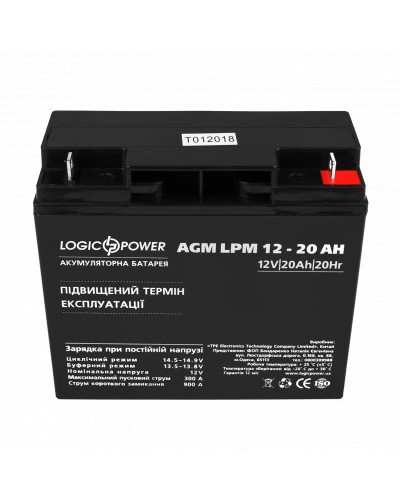 Аккумулятор AGM LPM 12V - 20 Ah Аккумулятор AGM LPM 12V - 20 Ah