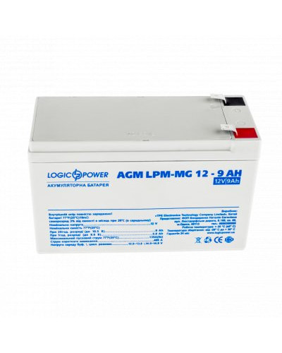 Аккумулятор мультигелевый LPM-MG 12V - 9 Ah Аккумулятор мультигелевый LPM-MG 12V - 9 Ah