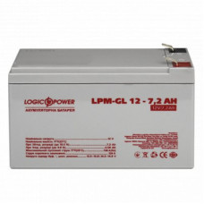 Аккумулятор гелевый LPM-GL 12V - 7.2 Ah