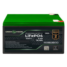 Аккумулятор GV LiFePО4 12,8V - 6Ah (76Wh) Аккумулятор GV LiFePО4 12,8V - 6Ah (76Wh)
