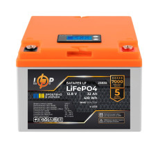 Аккумулятор LP LiFePO4 12,8V - 32 Ah (410Wh) (BMS 50А/25A) пластик LCD для ИБП Аккумулятор LP LiFePO4 12,8V - 32 Ah (410Wh) (BMS 50А/25A) пластик LCD для ИБП
