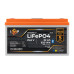 Акумулятор LP LiFePO4 25,6V - 32 Ah (820Wh) (BMS 40А/32A) пластик LCD Smart BT Акумулятор LP LiFePO4 25,6V - 32 Ah (820Wh) (BMS 40А/32A) пластик LCD Smart BT