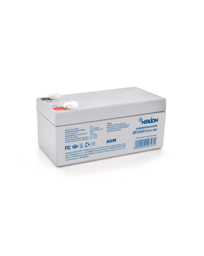 Аккумуляторная батарея MERLION AGM GP1233F1 12 V 3,3Ah Аккумуляторная батарея MERLION AGM GP1233F1 12 V 3,3Ah