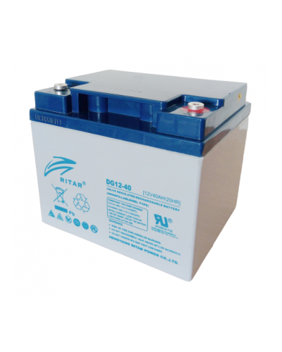 Аккумуляторная батарея GEL RITAR DG12-40, Gray Case, 12V 40.0Ah Аккумуляторная батарея GEL RITAR DG12-40, Gray Case, 12V 40.0Ah
