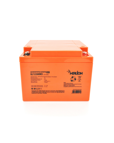 Аккумуляторная батарея MERLION GL12260M5 12 V 26 Ah Аккумуляторная батарея MERLION GL12260M5 12 V 26 Ah