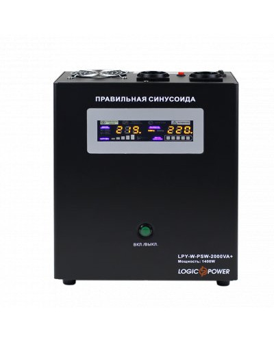 ИБП с правильной синусоидой 24V LPY- W - PSW-2000VA+ (1400Вт)10A/20A ИБП с правильной синусоидой 24V LPY- W - PSW-2000VA+ (1400Вт)10A/20A