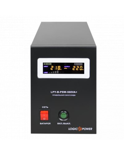 ИБП с правильной синусоидой 12V LPY-B-PSW-500VA+ (350Вт) 5A/10A ИБП с правильной синусоидой 12V LPY-B-PSW-500VA+ (350Вт) 5A/10A