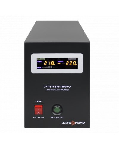 ИБП с правильной синусоидой 12V LPY-B-PSW-1000VA+(700Вт) 10A/20A