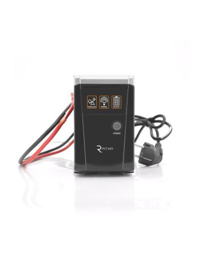 ИБП с правильной синусоидой RITAR RTSW-600 LED (360Вт) 12В ИБП с правильной синусоидой RITAR RTSW-600 LED (360Вт) 12В