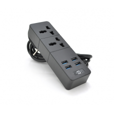 Сетевой фильтр ТВ-Т07, 2 розетки + 4 USB, 2 м, сечение 3х0,75мм, 2500W, Black Сетевой фильтр ТВ-Т07, 2 розетки + 4 USB, 2 м, сечение 3х0,75мм, 2500W, Black