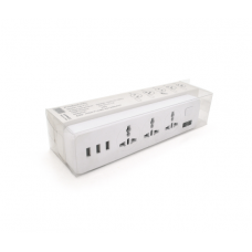 Сетевой фильтр ТВ-Т13, 3 розетки + 3 USB, 2 м, сечение 3х0,75мм, 2500W, White Сетевой фильтр ТВ-Т13, 3 розетки + 3 USB, 2 м, сечение 3х0,75мм, 2500W, White