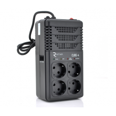 Стабилизатор напряжения релейный RITAR CUBE-4 800VA 480W Стабилизатор напряжения релейный RITAR CUBE-4 800VA 480W