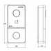 Виклична панель Hikvision DS-KV6103-PE1(С) 2 МП IP65 PoE