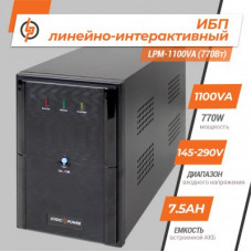 Линейно-интерактивный ИБП LPM-1100VA (770Вт) Линейно-интерактивный ИБП LPM-1100VA (770Вт)