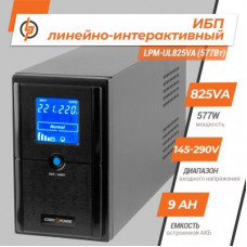 Линейно-интерактивный ИБП LPM-UL825VA (577Вт) Линейно-интерактивный ИБП LPM-UL825VA (577Вт)