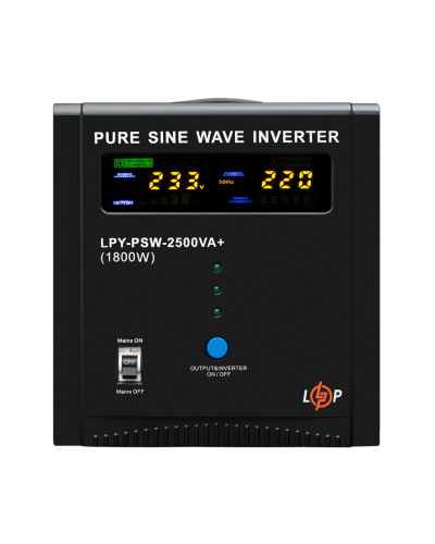 ИБП LogicPower LPY-PSW-1000VA+ (700Вт) 10A/20A с правильной синусоидой 12V