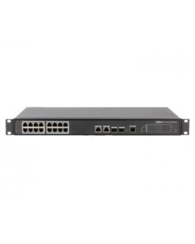Управляемый коммутатор POE PFS4218-16ET-190 48V с 16 портами POE 100Мбит + 2 порта UP-Link 1000Мбит + 2 порта SFP