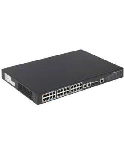 Управляемый коммутатор POE PFS4226-24ET-240 48V с 24 портами POE 100Мбит + 2 порта UP-Link 1000Мбит + 2 порта SFP Управляемый коммутатор POE PFS4226-24ET-240 48V с 24 портами POE 100Мбит + 2 порта UP-Link 1000Мбит + 2 порта SFP