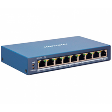 8 портовый POE коммутатор Hikvision DS-3E1309P-EI 8xRJ45 (100M) PoE + 1x RJ45 (1000M)