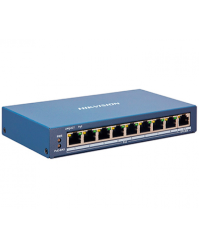8 портовый POE коммутатор Hikvision DS-3E1309P-EI 8xRJ45 (100M) PoE + 1x RJ45 (1000M) 8 портовый POE коммутатор Hikvision DS-3E1309P-EI 8xRJ45 (100M) PoE + 1x RJ45 (1000M)