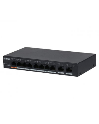 8-портовый РоЕ Гб/с коммутатор 8xPOEх1000Mб + 2x RJ45х100Mб DH-PFS3010-8GT-96 8-портовый РоЕ Гб/с коммутатор 8xPOEх1000Mб + 2x RJ45х100Mб DH-PFS3010-8GT-96
