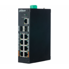 8-портовый неуправляемый гигабитный PoE коммутатор DH-PFS3211-8GT-120, 8x1000M c PoE + 2x SFP1000M + 1x RJ45 1000M