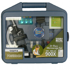 Детский микроскоп SIGETA Poseidon (100x, 400x, 900x) в кейсе Детский микроскоп SIGETA Poseidon (100x, 400x, 900x) в кейсе